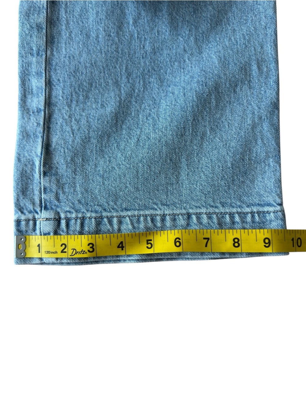 LOFT Palmer Denim Wide Leg Crop Pants Size 25 In Refined Blue - Picture 6 of 10
